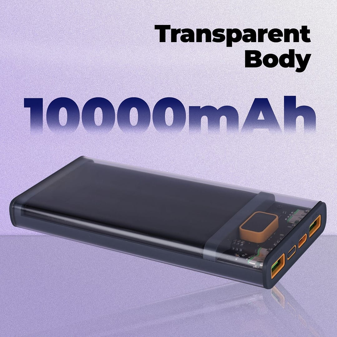 Transparent power bank