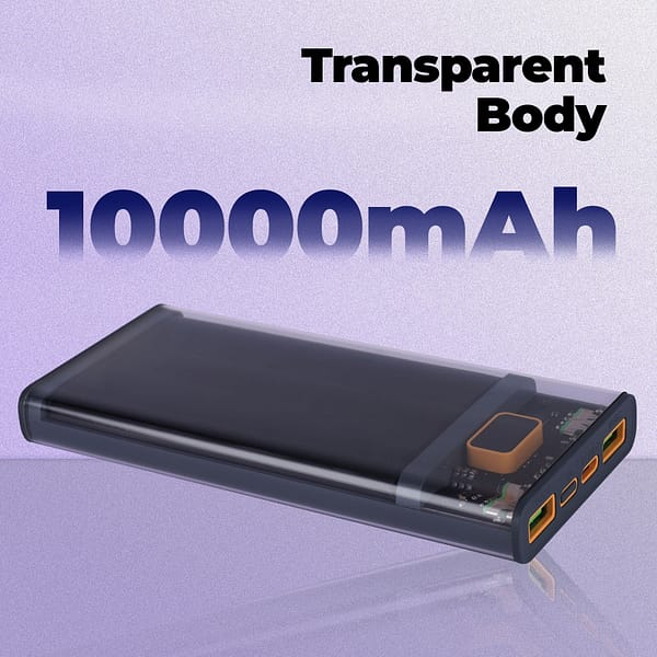 Transparent power bank